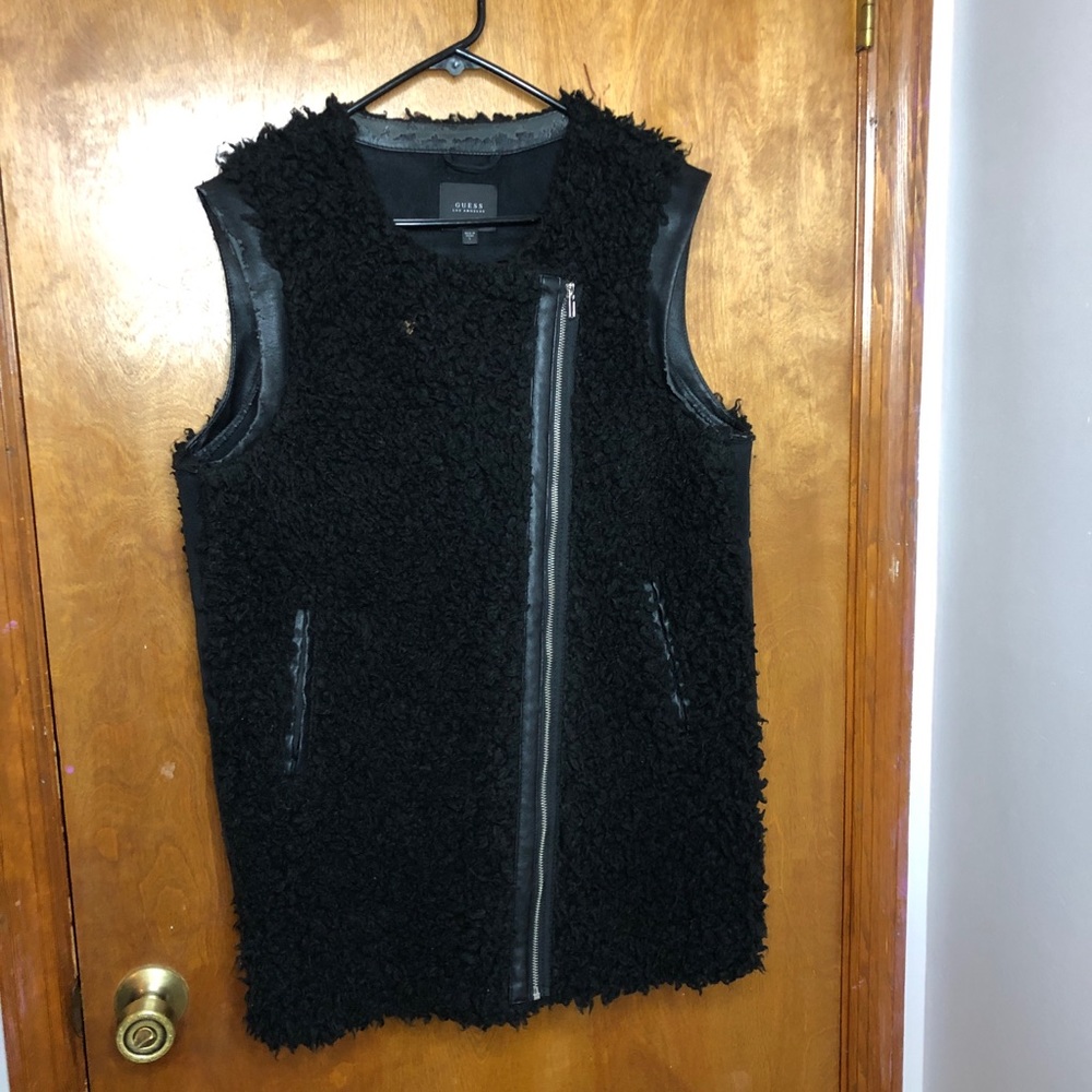 Guess Sherpa vest. Gently worn.
